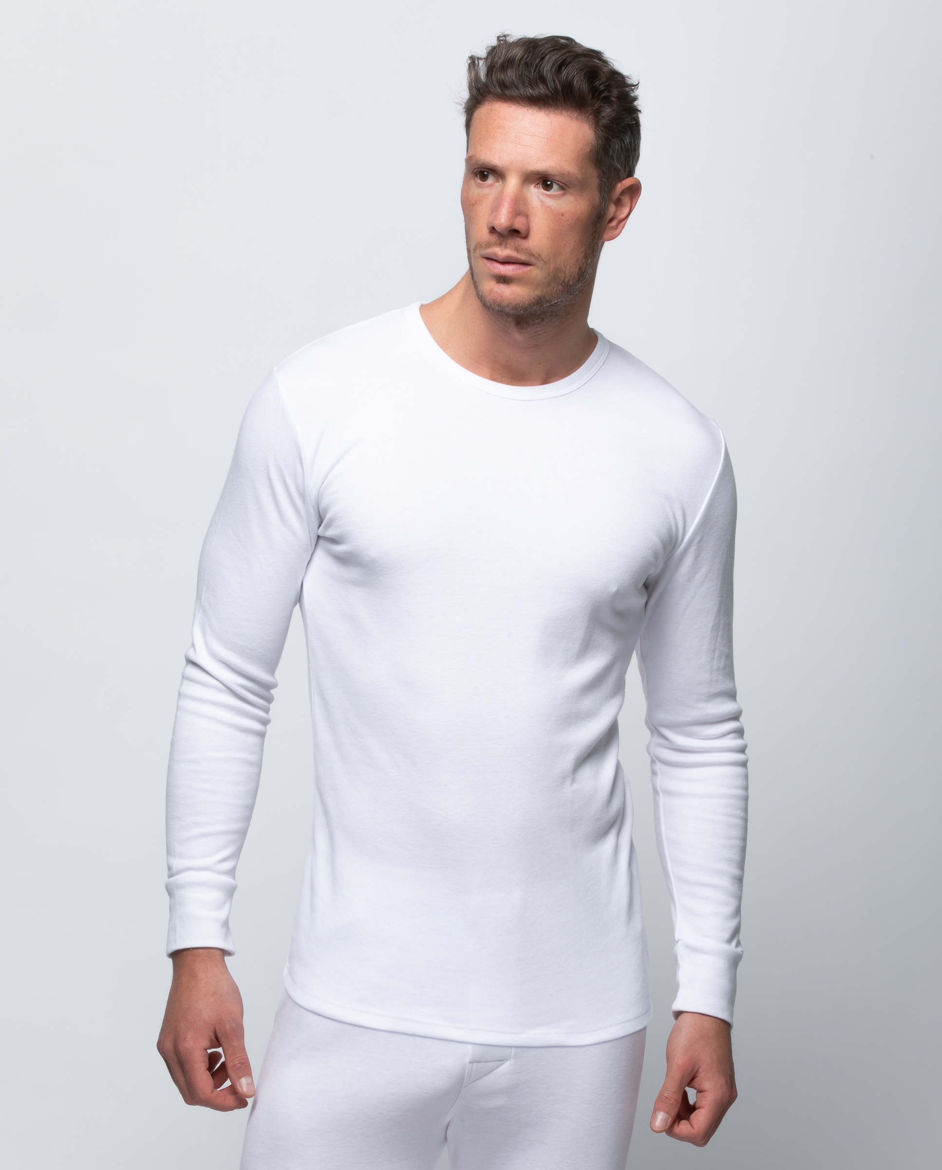 Camiseta interior algodón de invierno Interlock