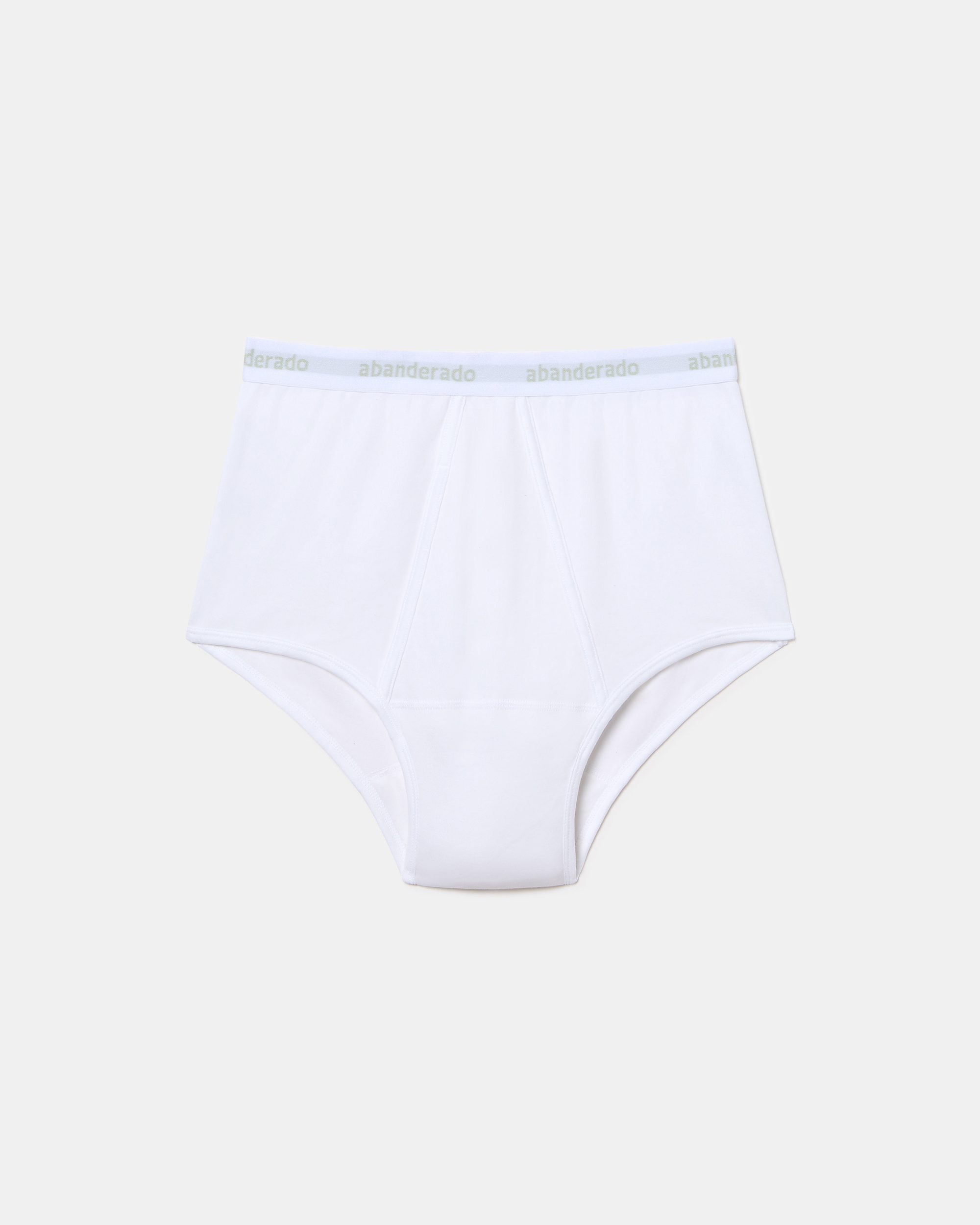 Calzoncillo Braslip alto con goma vista hombre algodón 100% | Abanderado